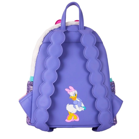 NWT Daisy Duck Sequin Mini Backpack - Picture 3 of 4